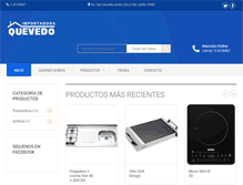Tablet Screenshot of importadoraquevedo.com